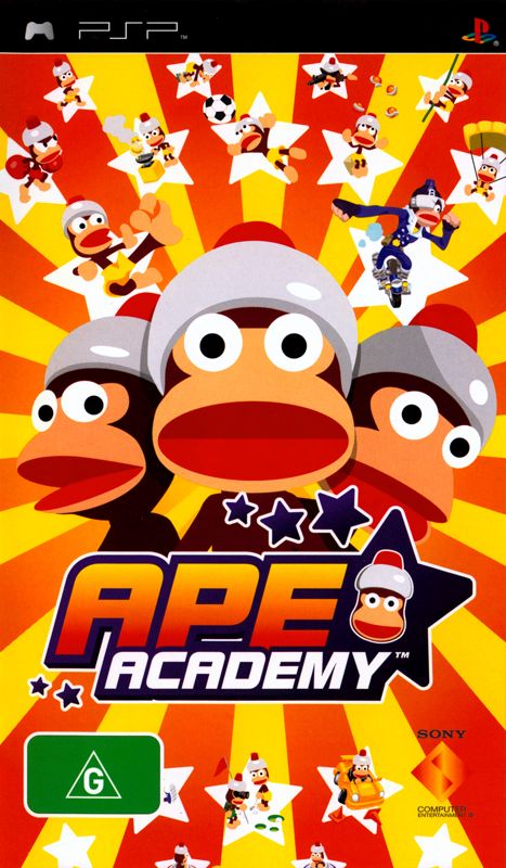Front Cover for Ape Escape Academy (PSP)