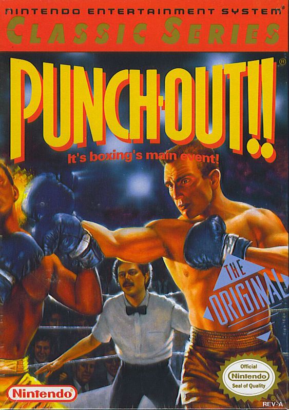 Front Cover for Mike Tyson's Punch-Out!! (NES) (Classic Series Release)