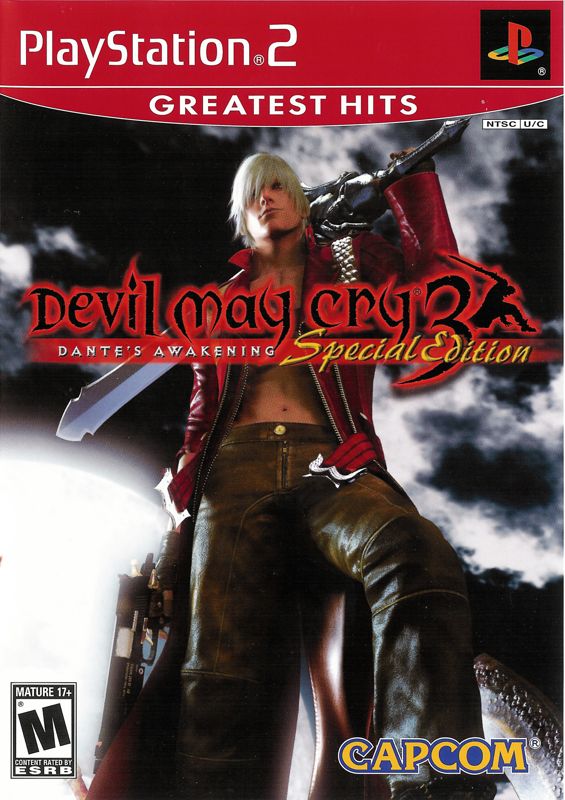 Front Cover for Devil May Cry 3: Dante's Awakening - Special Edition (PlayStation 2) (Greatest Hits release)