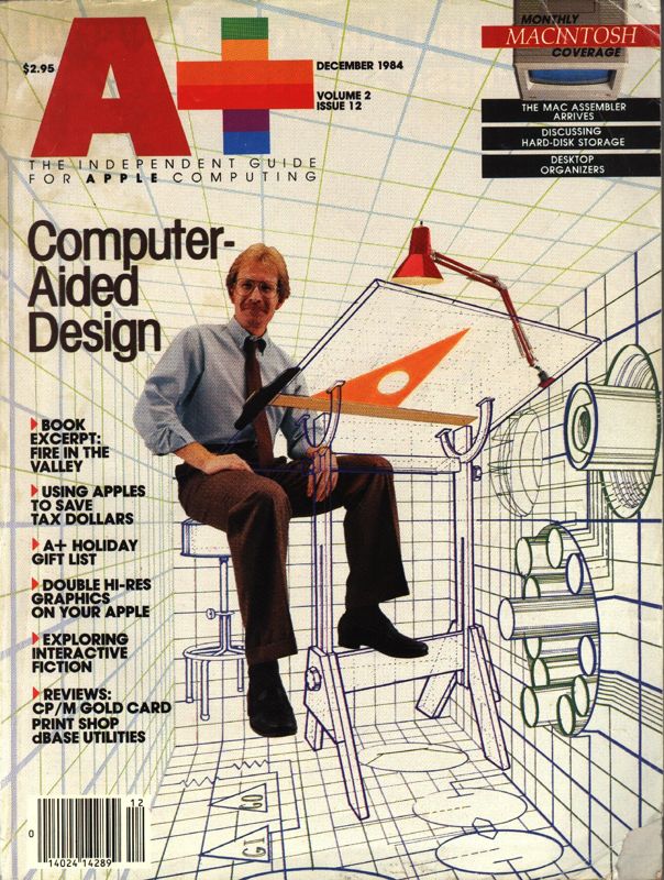 Front Cover for Cavern Crusader (Apple II): December 1984 Issue