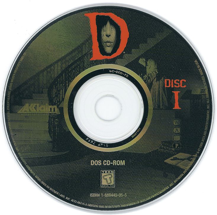 Media for D (DOS): Disc 1/2