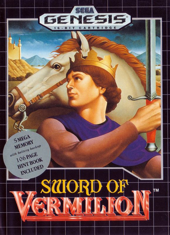 Front Cover for Sword of Vermilion (Genesis)