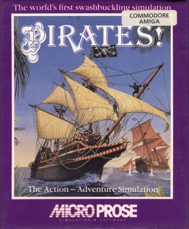 Front Cover for Sid Meier's Pirates! (Amiga)