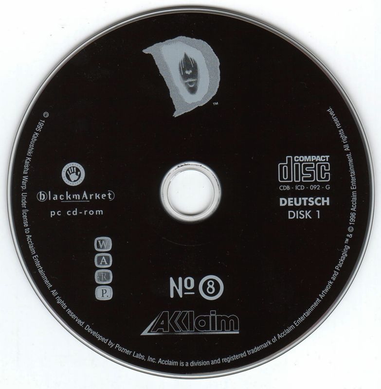 Media for D (DOS) (blackmArket release (No. 8)): Disc 1/2