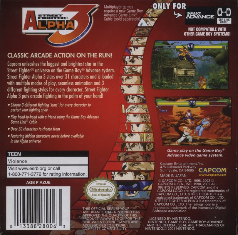 Street Fighter Alpha 3 cover or packaging material - MobyGames