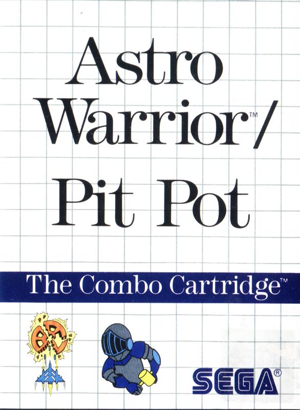 Front Cover for Astro Warrior / Pit Pot (SEGA Master System)