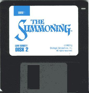 Media for The Summoning (DOS) (3.5" Disk release): Disk 2