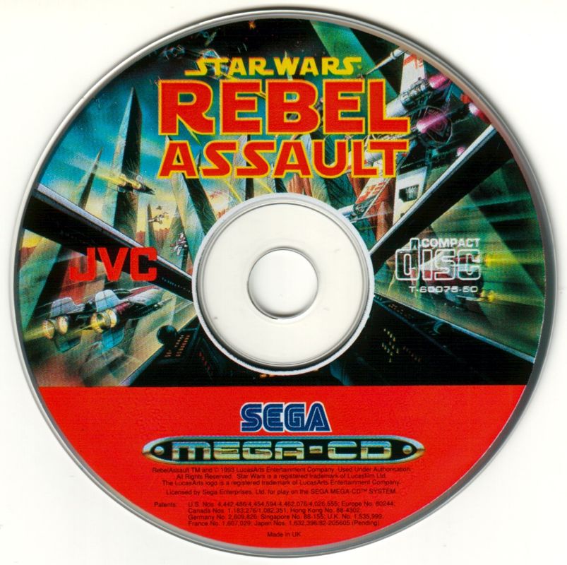 Media for Star Wars: Rebel Assault (SEGA CD)