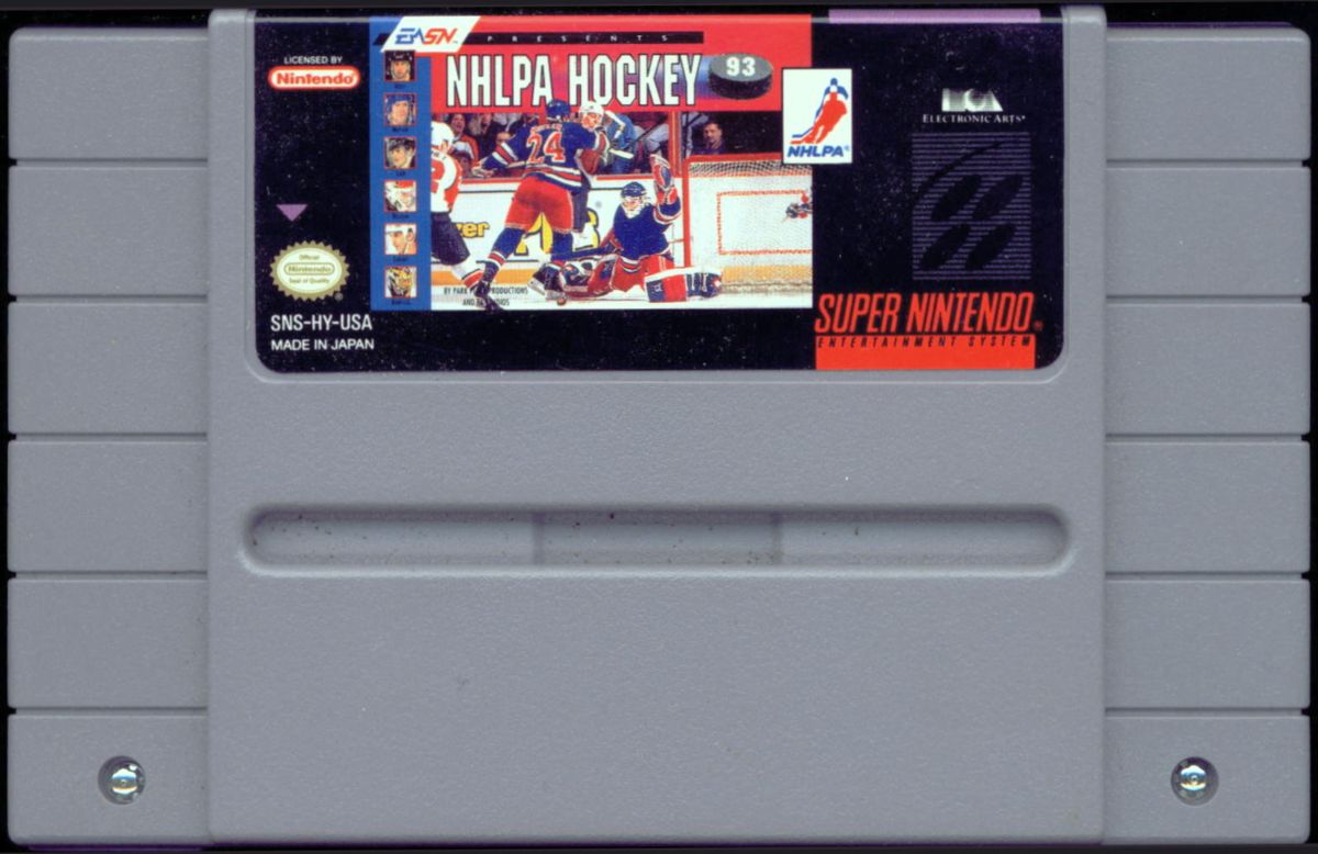 Media for NHLPA Hockey '93 (SNES)