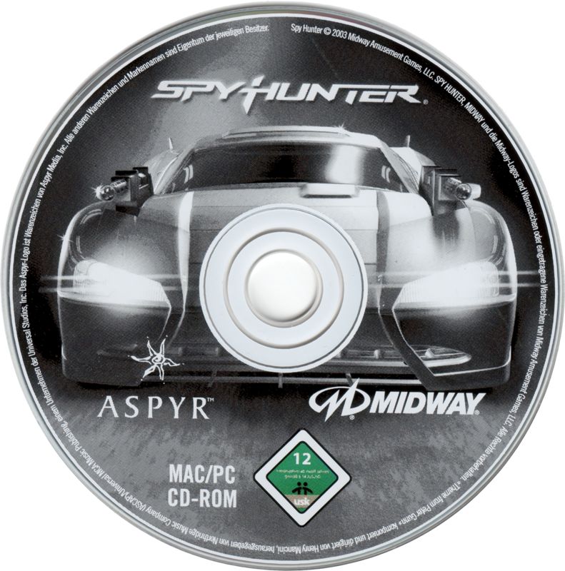 Media for Spy Hunter (Macintosh and Windows)