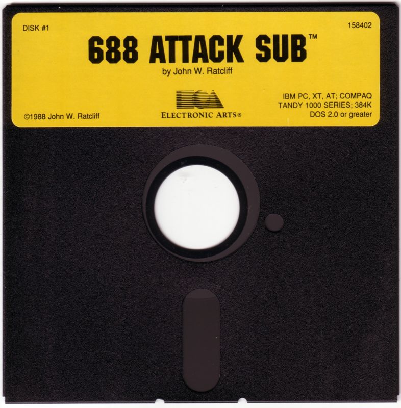 688 Attack Sub cover or packaging material - MobyGames