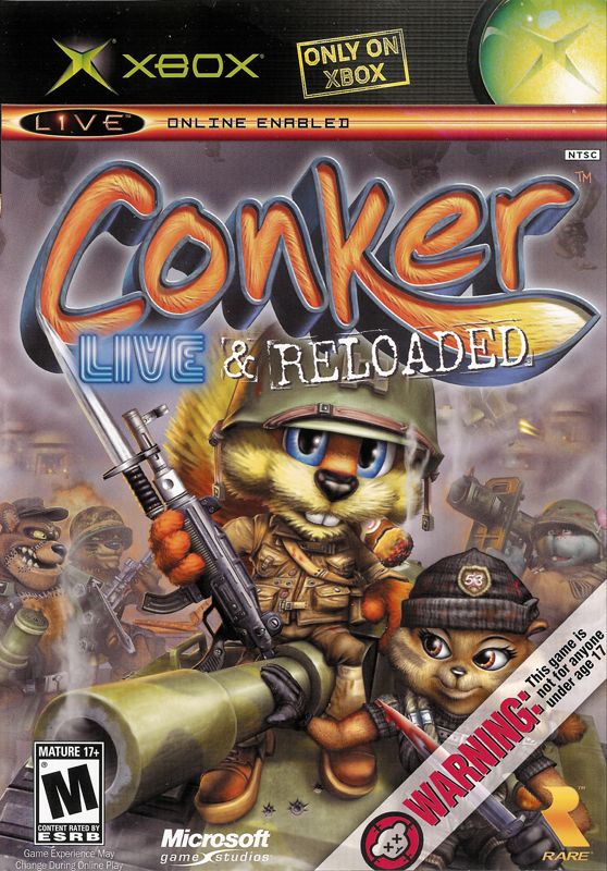 Front Cover for Conker: Live & Reloaded (Xbox)