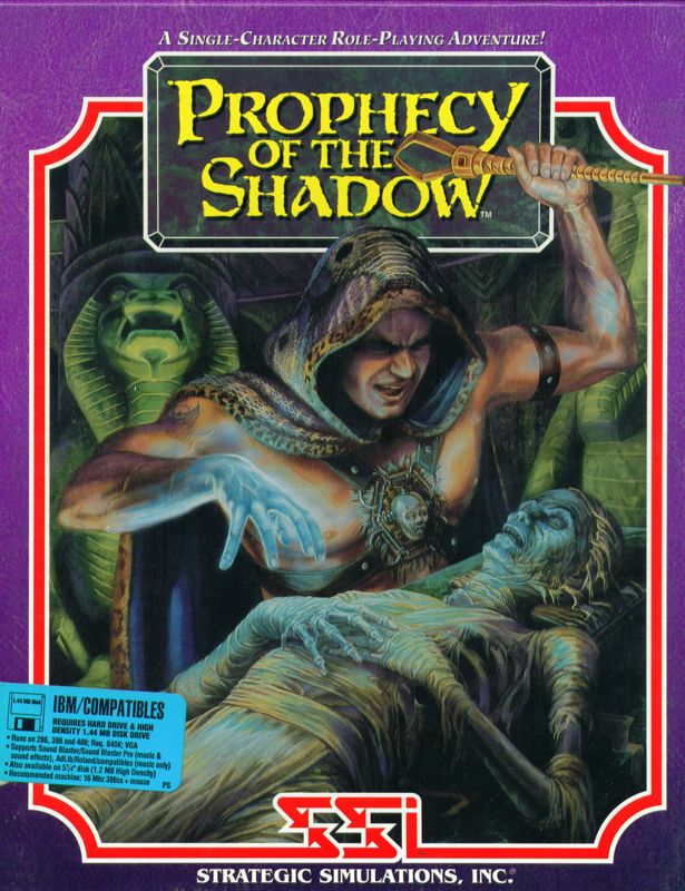 Front Cover for Prophecy of the Shadow (DOS)