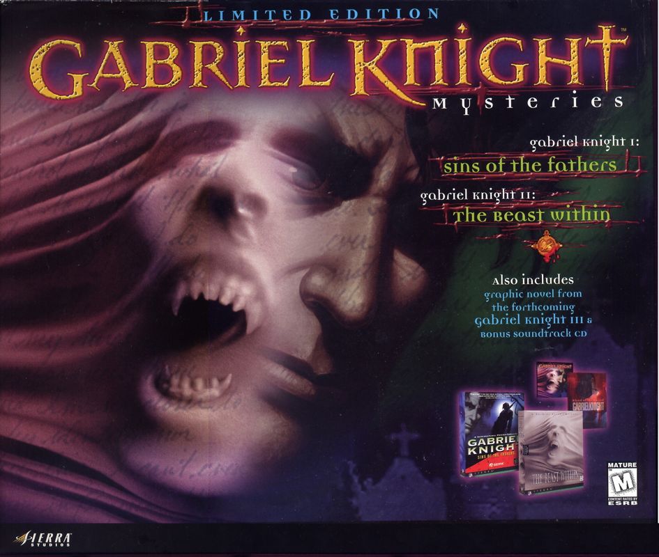 Front Cover for Gabriel Knight Mysteries: Limited Edition (DOS and Windows and Windows 3.x)