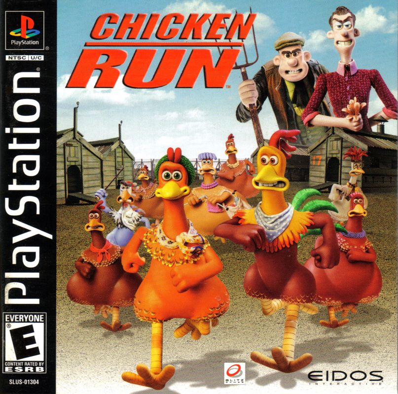 Front Cover for Chicken Run (PlayStation)