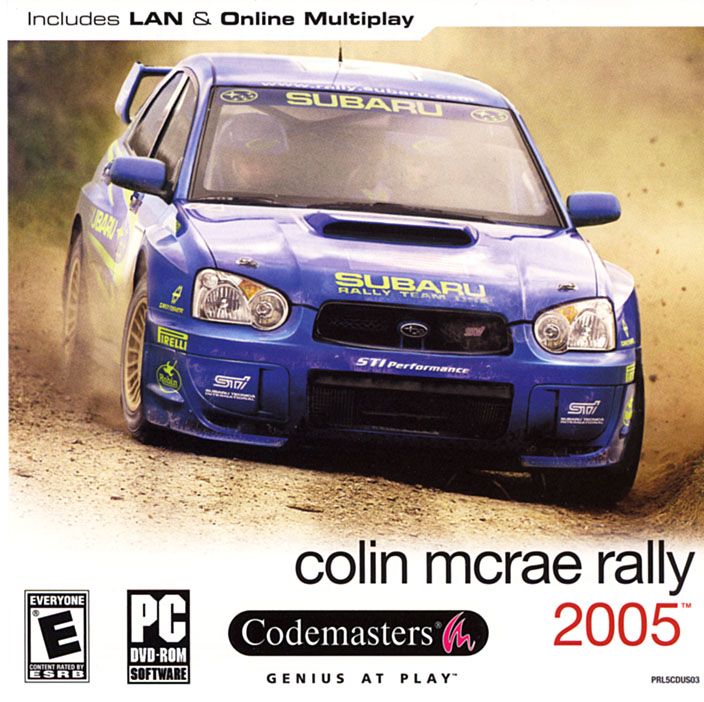Colin McRae Rally 2005 cover or packaging material MobyGames