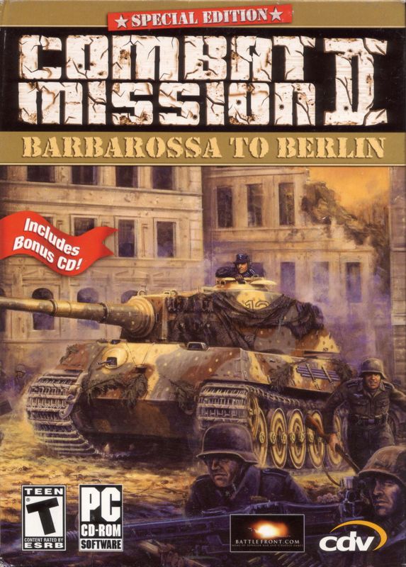 Front Cover for Combat Mission II: Barbarossa to Berlin (Windows) (Retail version patched at 1.03)