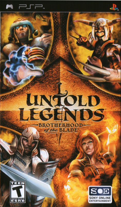 Front Cover for Untold Legends: Brotherhood of the Blade (PSP)