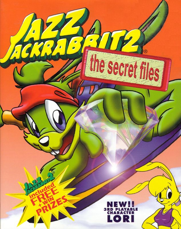 Front Cover for Jazz Jackrabbit 2: The Secret Files (Windows)