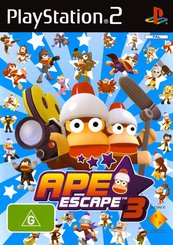 Front Cover for Ape Escape 3 (PlayStation 2)