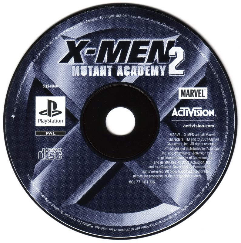 Media for X-Men: Mutant Academy 2 (PlayStation)