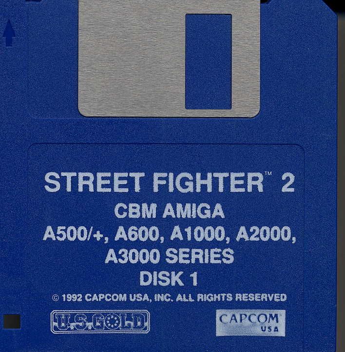 Media for Street Fighter II (Amiga): Disk 1/4