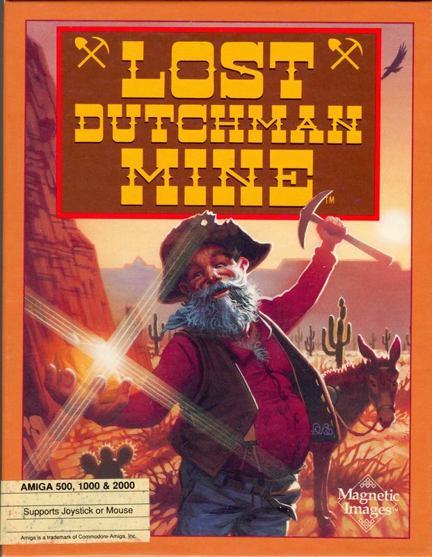 Front Cover for Lost Dutchman Mine (Amiga)