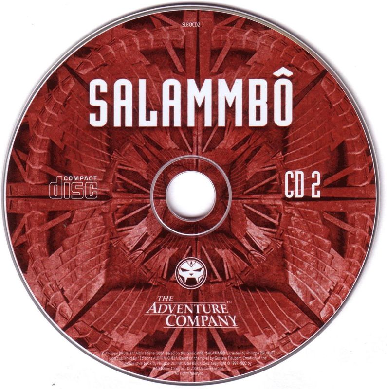 Media for Salammbo: Battle for Carthage (Windows): Disc 2