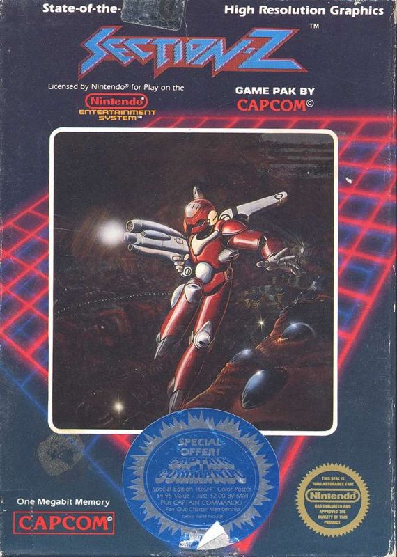 Front Cover for Section-Z (NES)