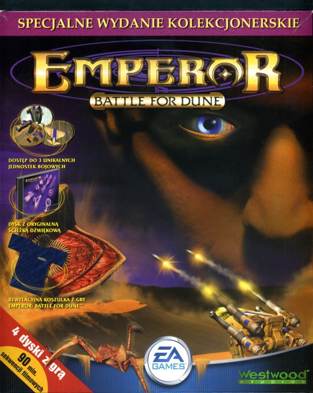 Front Cover for Emperor: Battle for Dune (Specjalne Wydanie Kolekcjonerskie) (Windows)