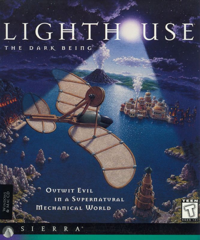 Front Cover for Lighthouse: The Dark Being (DOS and Macintosh and Windows)