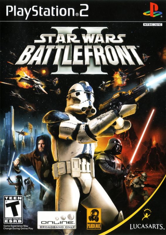 Front Cover for Star Wars: Battlefront II (PlayStation 2)