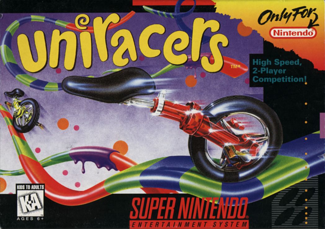 Front Cover for Uniracers (SNES)