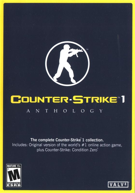 Counter-Strike 1 Anthology DVD rom (PC, 2005) complete