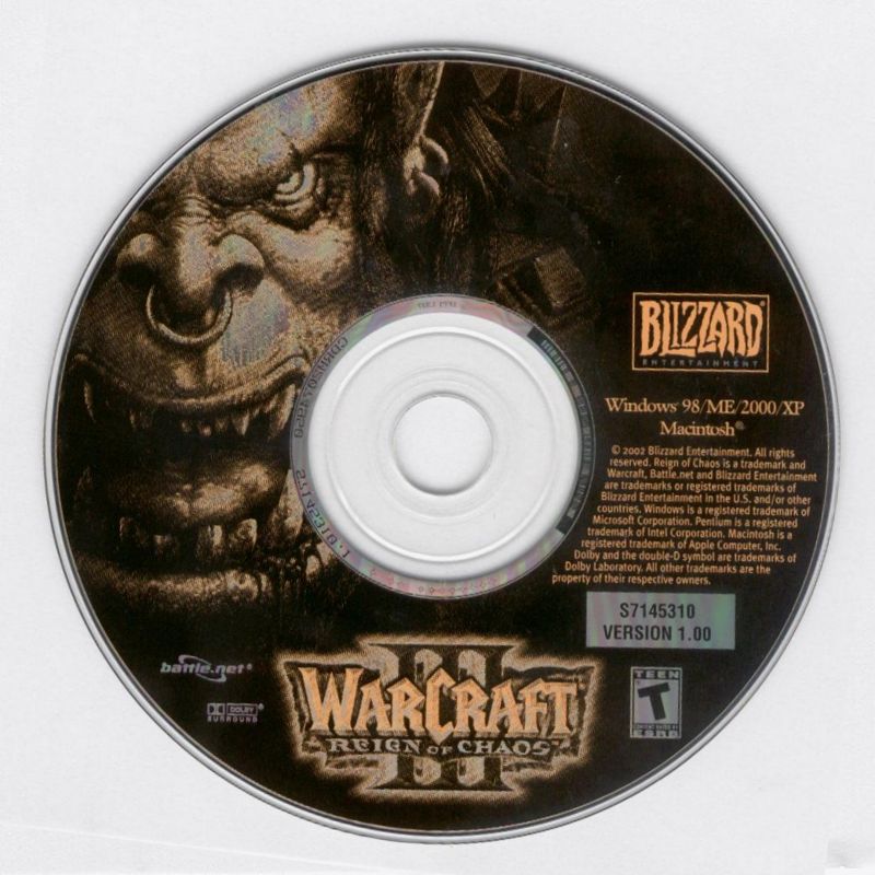 Media for WarCraft III: Reign of Chaos (Macintosh and Windows) (Human)