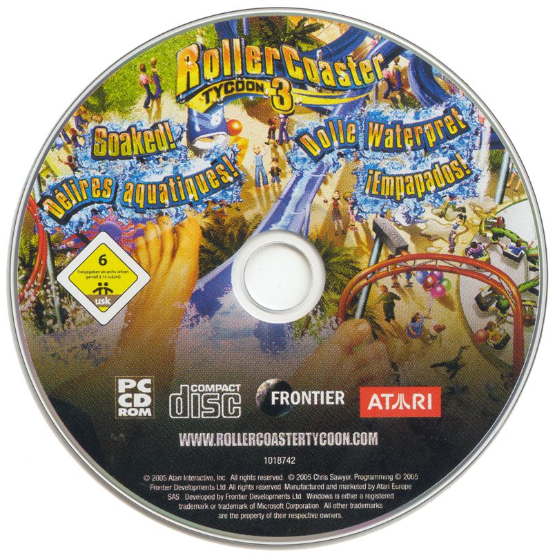 Media for RollerCoaster Tycoon 3: Soaked! (Windows)