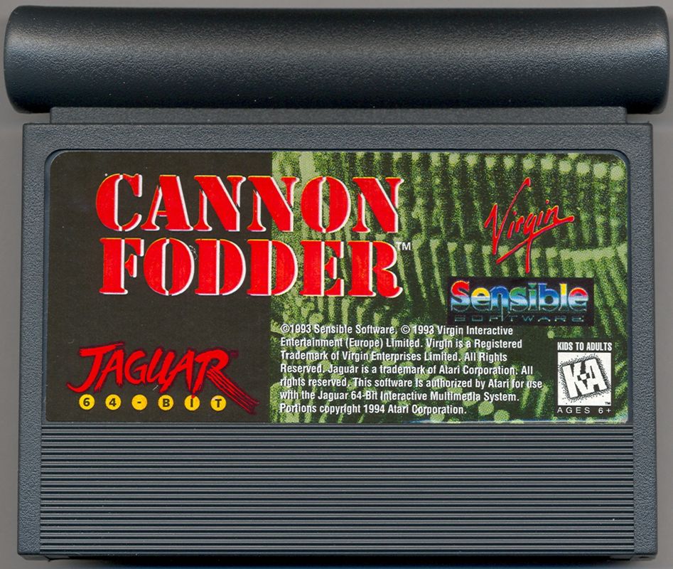 Media for Cannon Fodder (Jaguar)