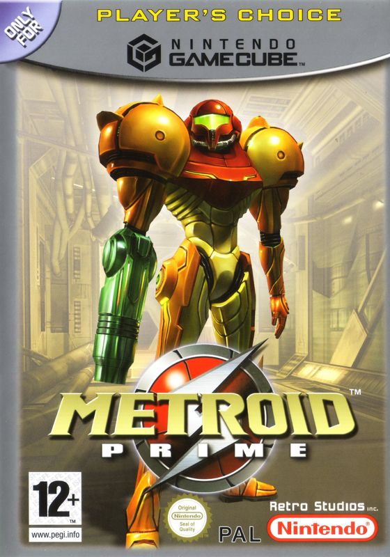 Front Cover for Metroid Prime (GameCube) (Player's Choice Release)