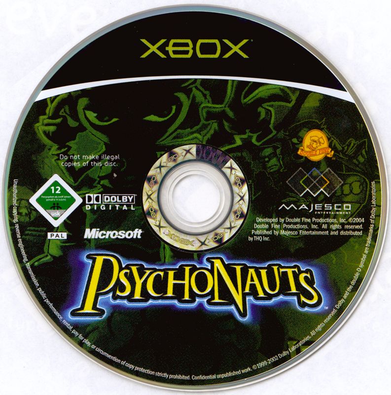 Media for Psychonauts (Xbox)