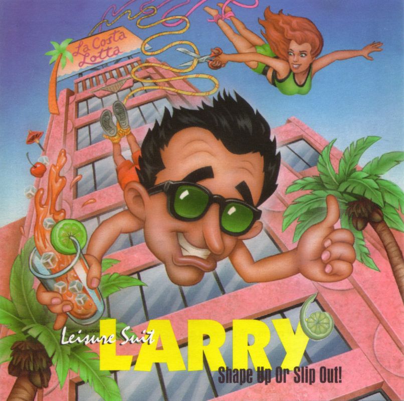 Front Cover for Leisure Suit Larry 6: Shape Up or Slip Out! (DOS and Windows 3.x)