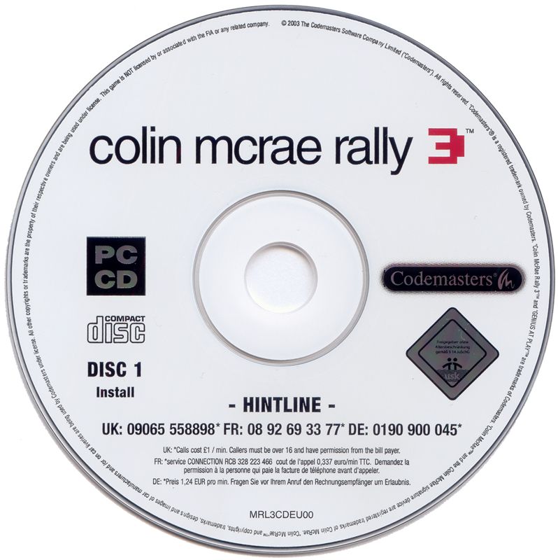 Media for Colin McRae Rally 3 (Windows): 1/3