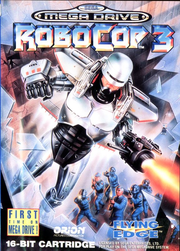 Front Cover for RoboCop 3 (Genesis)