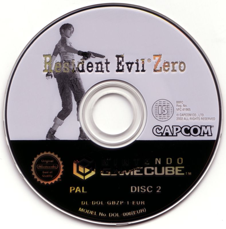 Media for Resident Evil 0 (GameCube): Disc 2