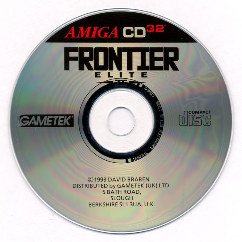 Media for Frontier: Elite II (Amiga CD32)