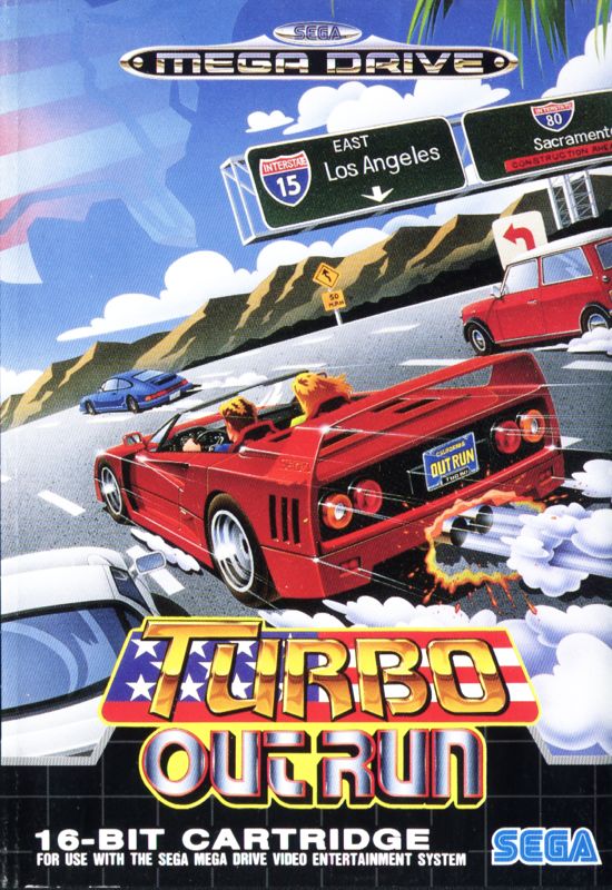 Front Cover for Turbo Out Run (Genesis)