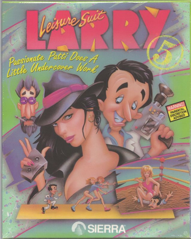 Front Cover for Leisure Suit Larry 5: Passionate Patti Does a Little Undercover Work (Macintosh)