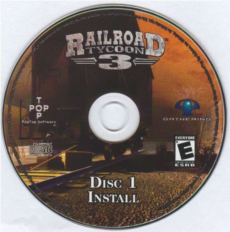 Media for Railroad Tycoon 3 (Windows): Disc 1