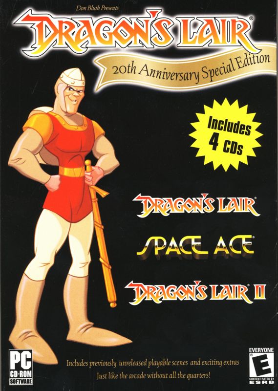 Front Cover for Dragon's Lair: 20th Anniversary Special Edition (Windows)