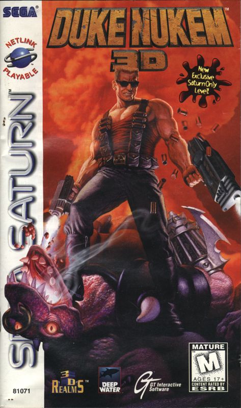 Front Cover for Duke Nukem 3D (SEGA Saturn)