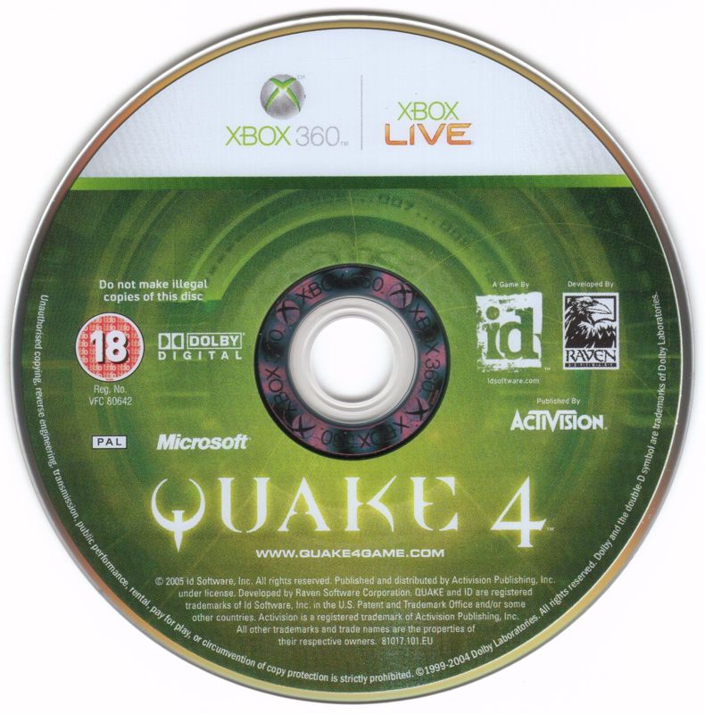 Quake 4 cover or packaging material - MobyGames